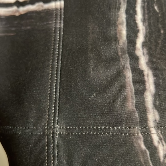 Clover Canyon Yellow Stripe Neoprene Bodycon Sheath Dress Sz Small - Picture 5 of 7